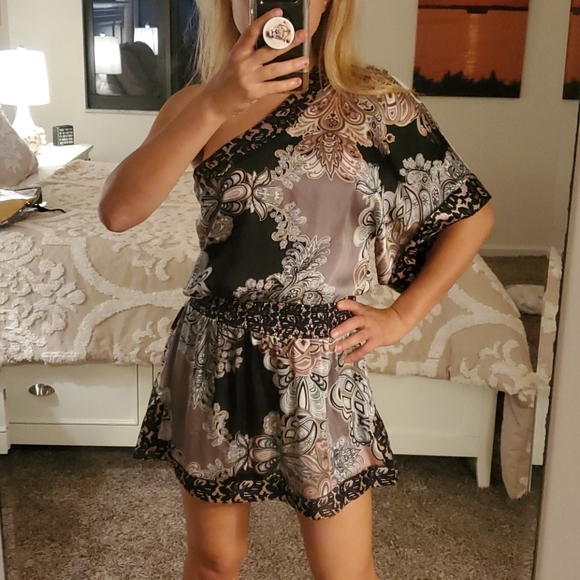 grass collection Dresses & Skirts - Grass Collection mini dress size small one shoulde